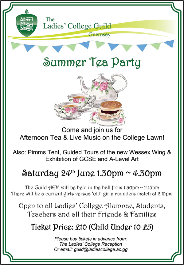 Tea Party And AGM June 2017 Poster
