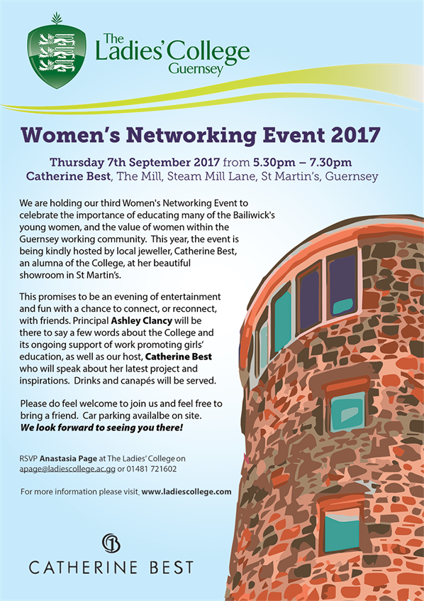 Womens Networking Event Poster Portrait