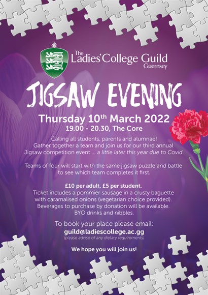Jigsaw Evening March 2022 Poster