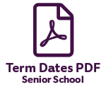 Term Dates Senior School